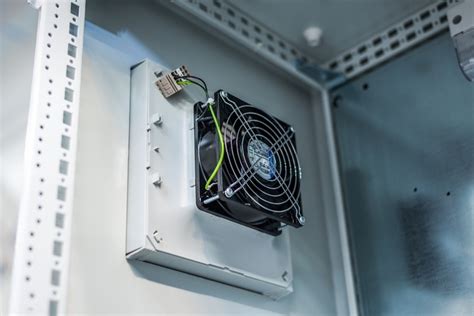 electrical enclosure cooling fan installation|electrical cabinet ventilation fans.